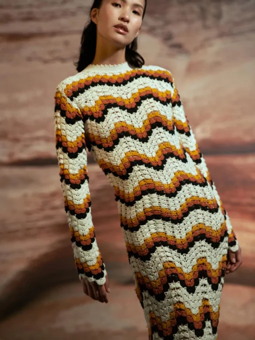 Abanico Hand Crocheted Dress