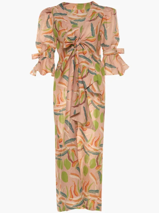 Agua Alta Linen Dress
