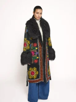 Aisara Wrap Coat - L