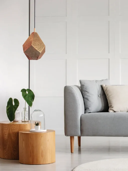 Almas Multi Faceted Hanging Light