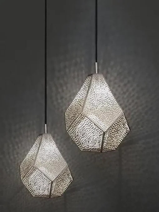 Almas Multi Faceted Hanging Light