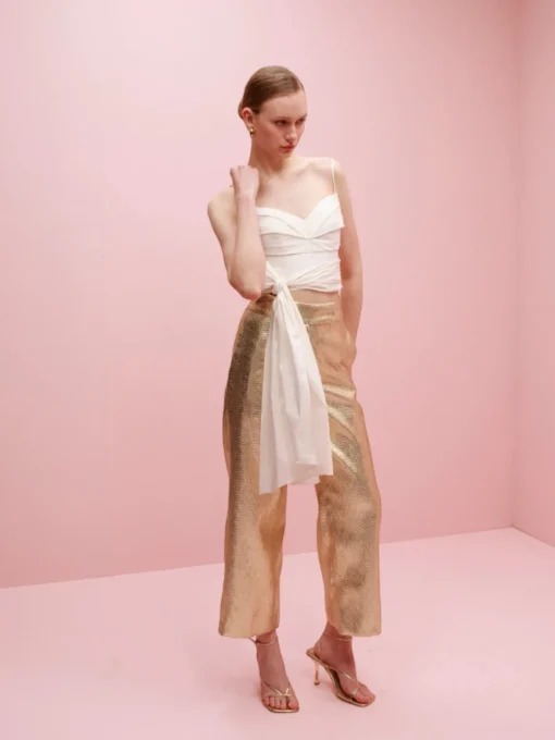 Amarena Taffeta Top