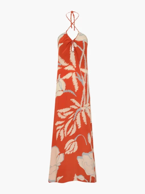 Amazonia Crepe Chine Maxi Dress
