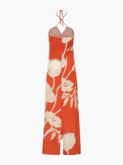 Amazonia Crepe Chine Maxi Dress