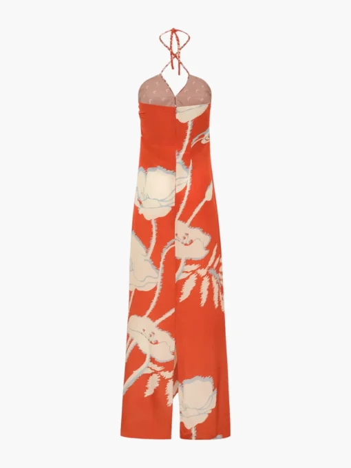 Amazonia Crepe Chine Maxi Dress