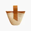 Amphora Straw and Leather Bag