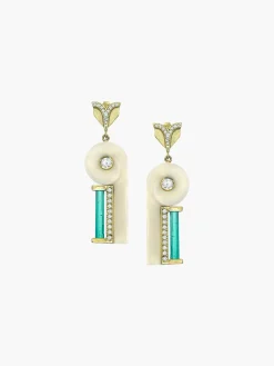 Art D'Eco Motif Earrings