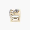 "BaDaShaRen" Literati Daylily Ceramic Ring