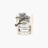 "BaDaShaRen" Literati Lilac Ceramic Ring