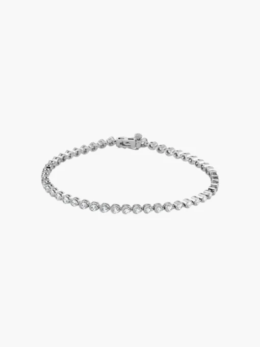 Bezel Tennis Bracelet