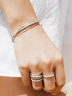 Bezel Tennis Bracelet
