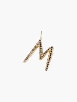 Black Diamond Pavé Raw Letter