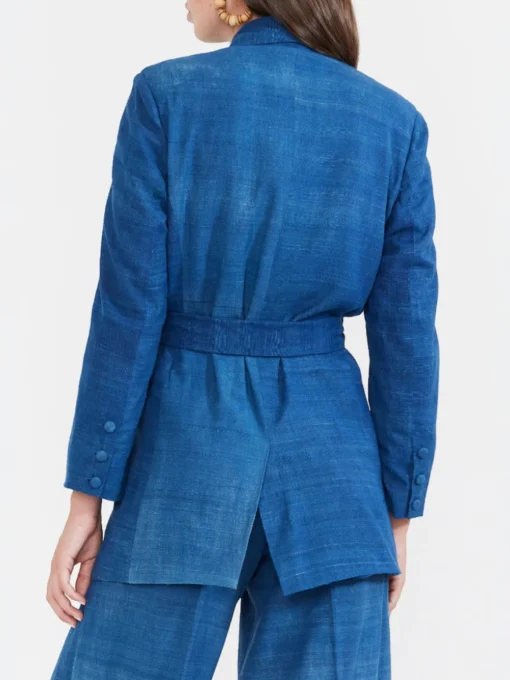 Blazer With Waist Tie