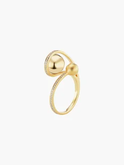 Boule D'Or Lariat Ring