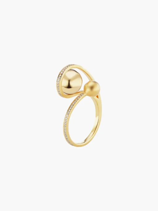 Boule D'Or Lariat Ring