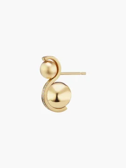 Boule D'Or "S" Earring