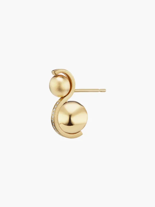Boule D'Or "S" Earring