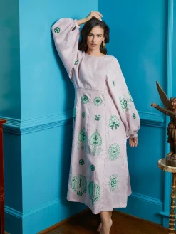 Carolyna Ukrainian Embroidered Dress