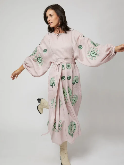 Carolyna Ukrainian Embroidered Dress