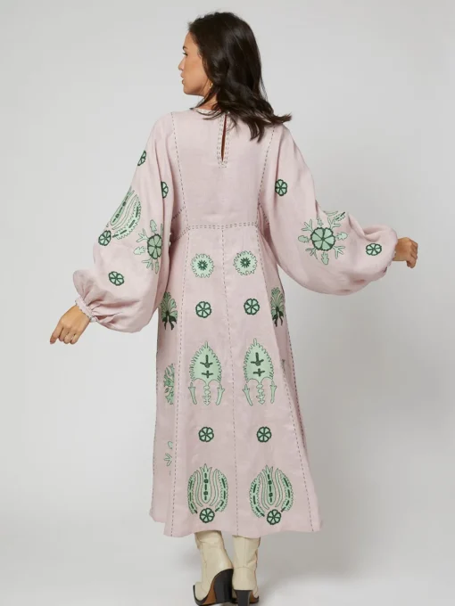 Carolyna Ukrainian Embroidered Dress