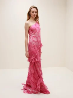 Cascade Lace Dress