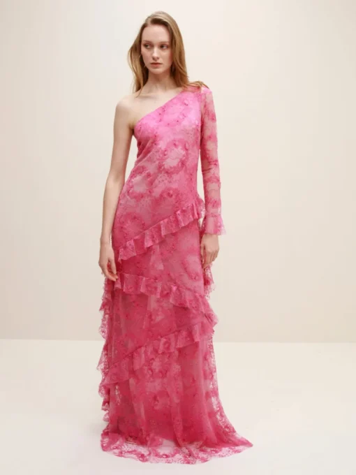 Cascade Lace Dress