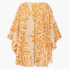 Cavalo Hand Embroidered Linen Poncho