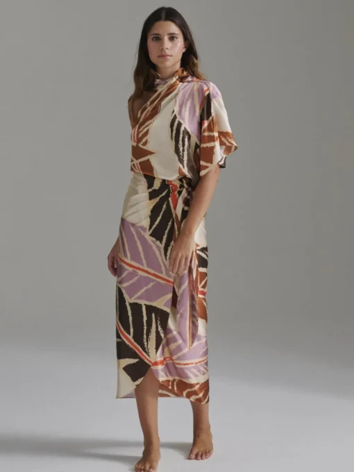 Chiminango Satin Silk Blouse