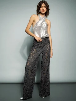 Chloe Lace Denim Pants