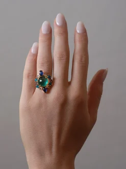 Cleopatra Emerald Ring