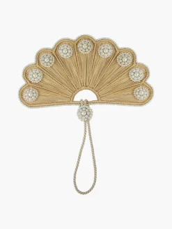 Cloud Shaped Iraca Pearl Fan