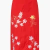 Constelaciones Cotton Midi Skirt
