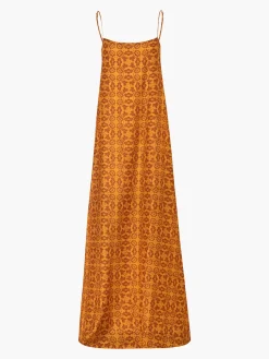 Copa del Sol Cotton-Silk Maxi Dress