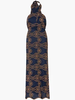 Costa del Sol Cotton Embroidered Maxi Dress