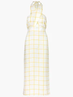 Costa Del Sol Linen Maxi Dress