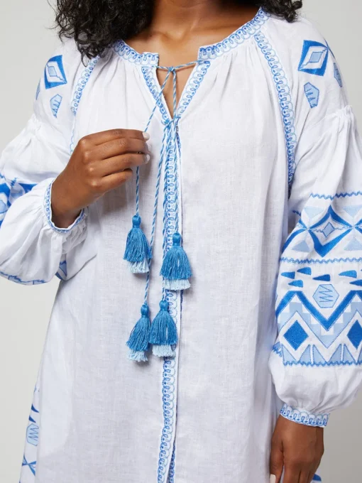 Daniela Ukrainian Embroidered Maxi Dress / Kaftan