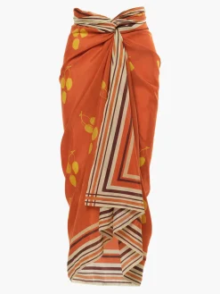 De La Falaise Cotton Silk Sarong