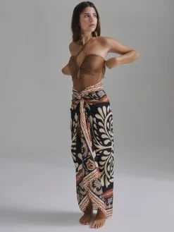 De La Falaise Cotton Silk Sarong