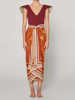 De La Falaise Cotton Silk Sarong