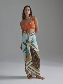De La Falaise Cotton Silk Sarong