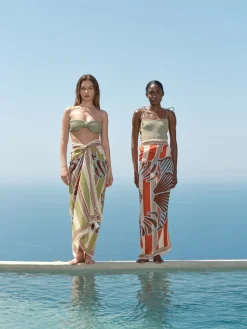 De La Falaise Cotton Silk Sarong