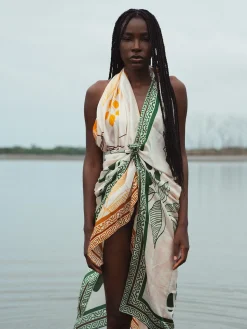 De la Falaise Cotton Silk Sarong