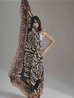 De La Falaise Cotton Silk Sarong