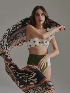 De La Falaise Cotton Silk Sarong