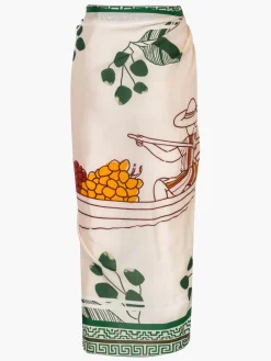 De la Falaise Cotton Silk Sarong