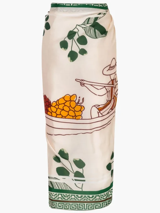 De la Falaise Cotton Silk Sarong