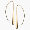 Diamond Capstone Arc Earrings