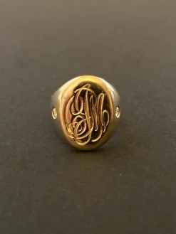 Diamond J Ring