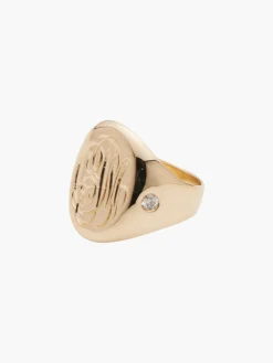 Diamond J Ring