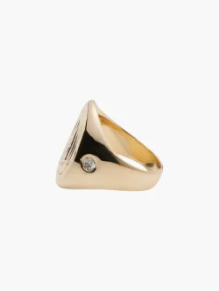 Diamond J Ring